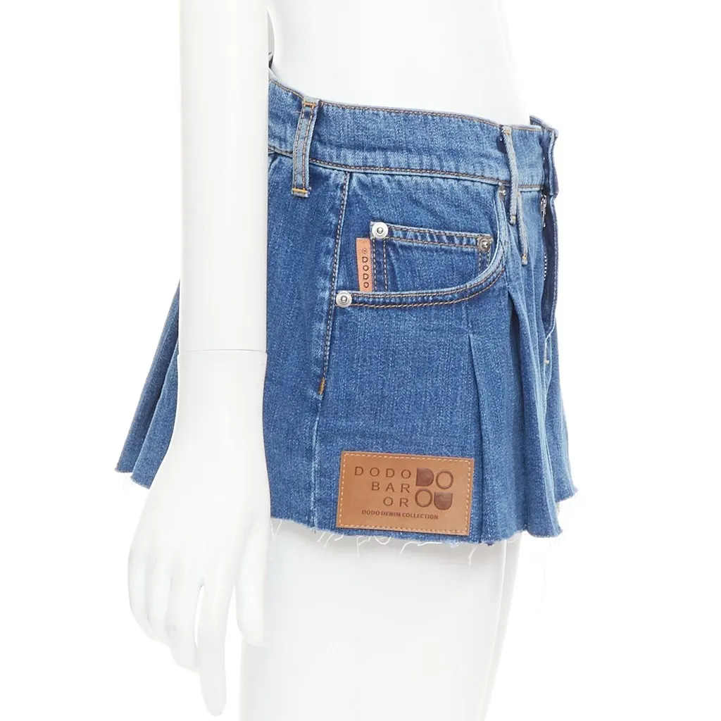 Dodo Bar Or Blue Denim Skirt Blue Denim Very good - Inside View