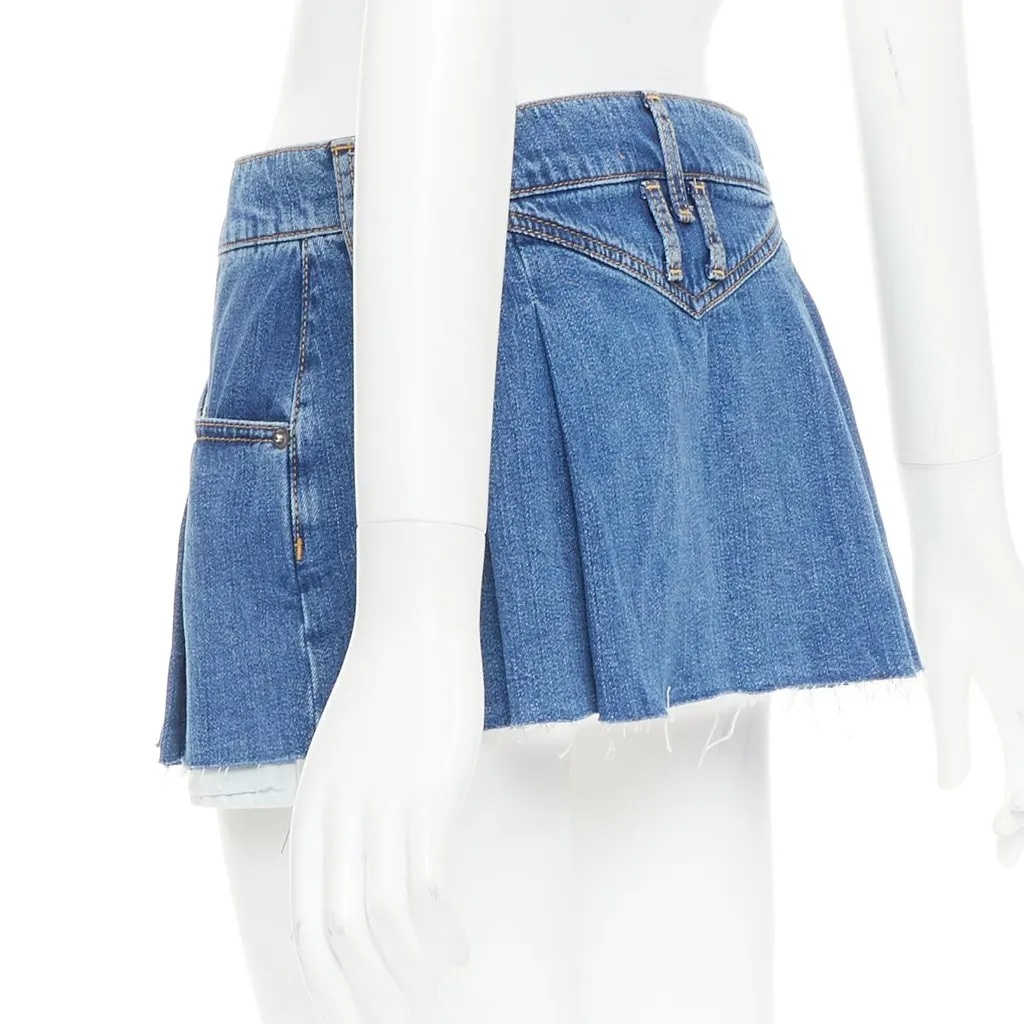 Dodo Bar Or Blue Denim Skirt Blue Denim Very good - Box View