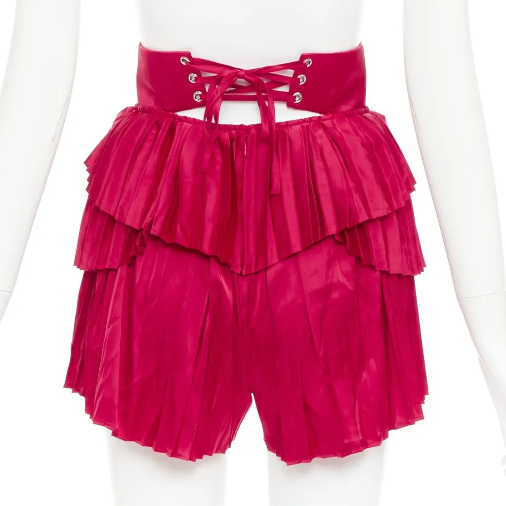 Unsigned Hibi Red Polyester Very good - Back View