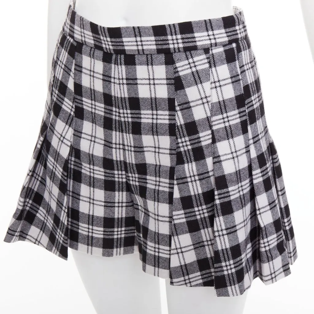 Red Valentino Black Wool Skirt Black Wool Very good - Back View