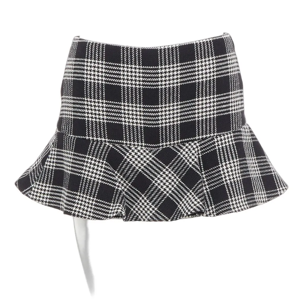 Red Valentino Black Cotton Skirt Black Cotton Very good - Front View