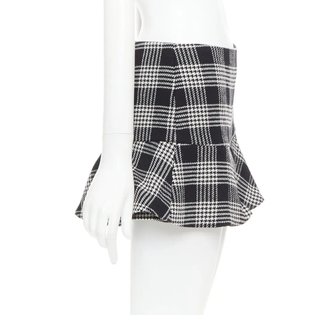 Red Valentino Black Cotton Skirt Black Cotton Very good - Model View