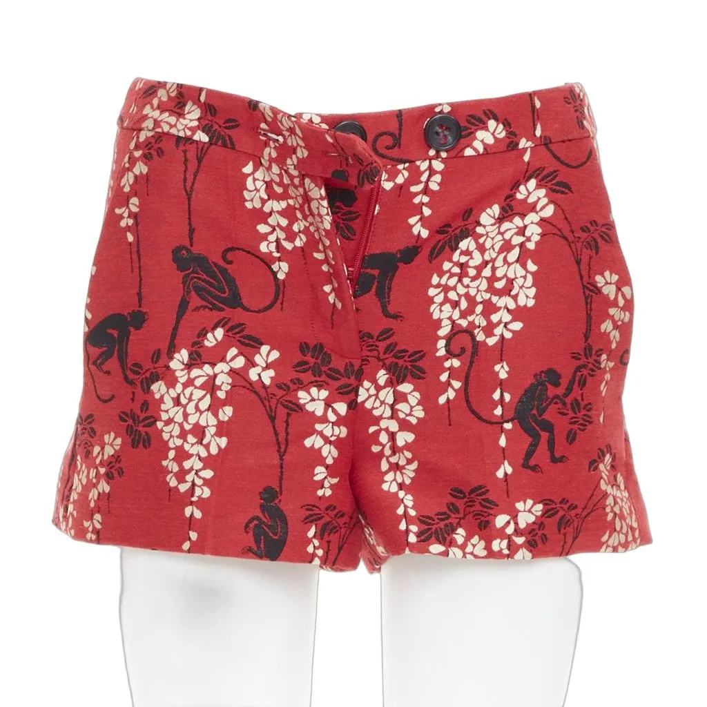 Red Valentino Red Cotton Skirt Red Cotton Very good - Front View