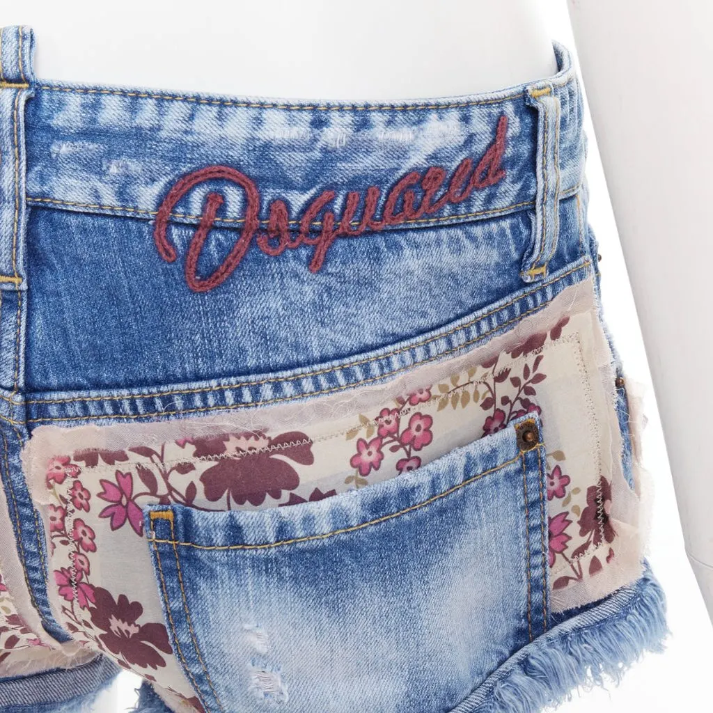 Dsquared2 Blue Denim Skirt Blue Denim Very good - Back View