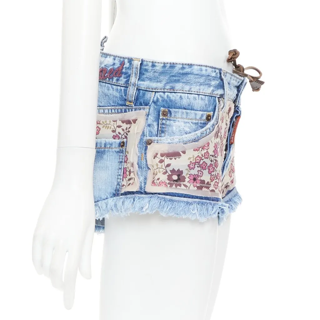 Dsquared2 Blue Denim Skirt Blue Denim Very good - Model View