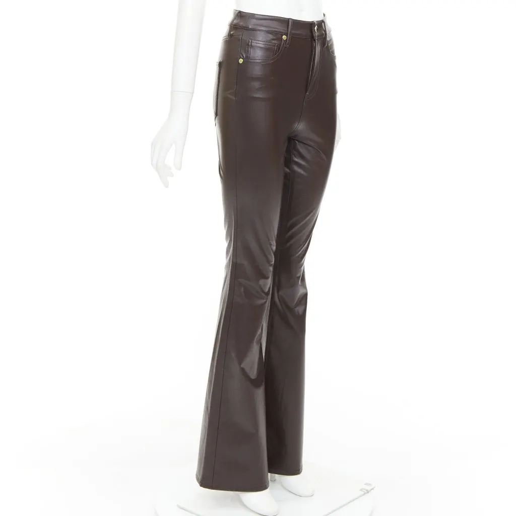 Veronica Beard Beverley Skinny Flare High Rise Brown Very good - Inside View