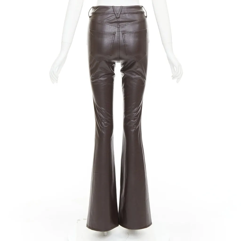 Veronica Beard Beverley Skinny Flare High Rise Brown Very good - Box View