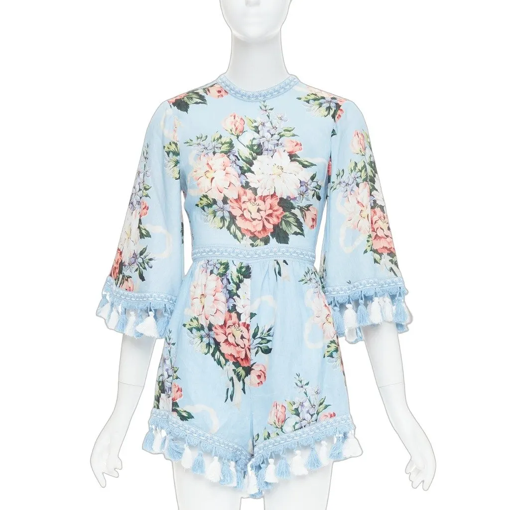 Alice McCall Magic Moment Blue Linen Very good - Front View