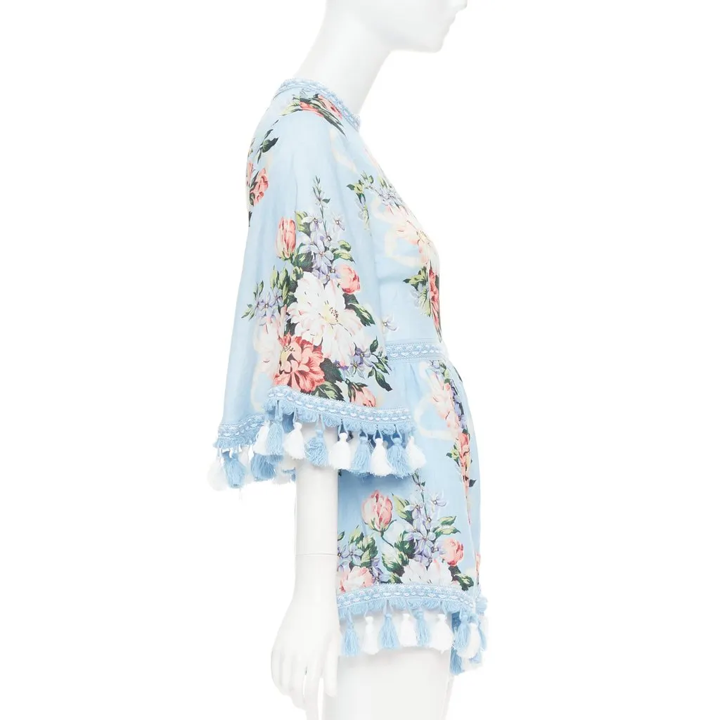 Alice McCall Magic Moment Blue Linen Very good - Model View