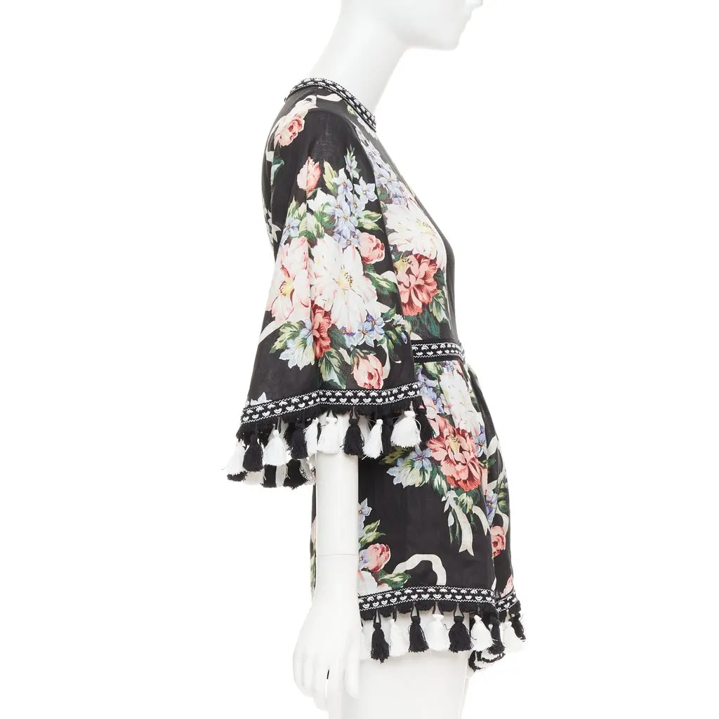 Alice McCall Magic Moment Black Linen Very good - Model View