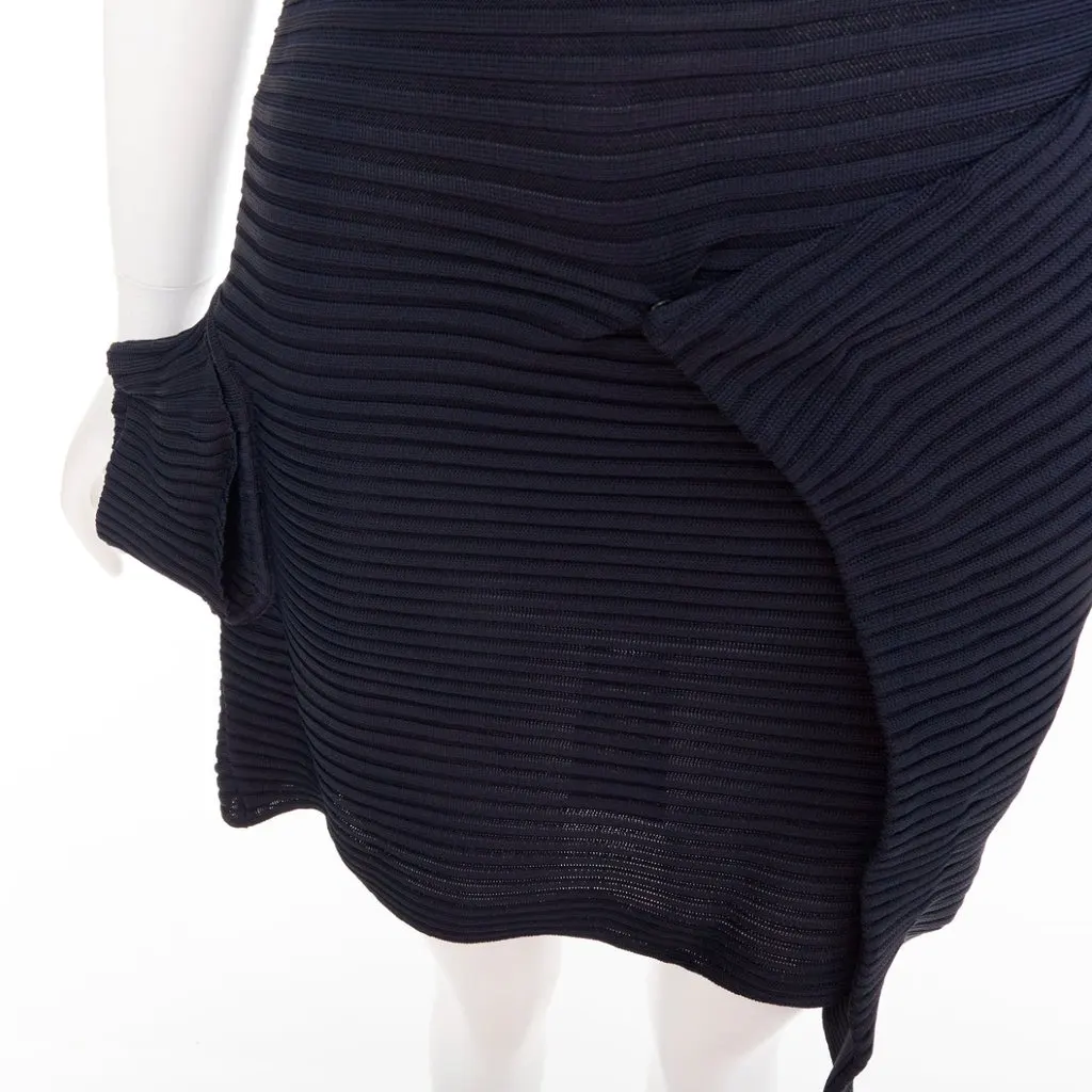 JW ANDERSON Navy Viscose Dress Navy Viscose Very good - Back View