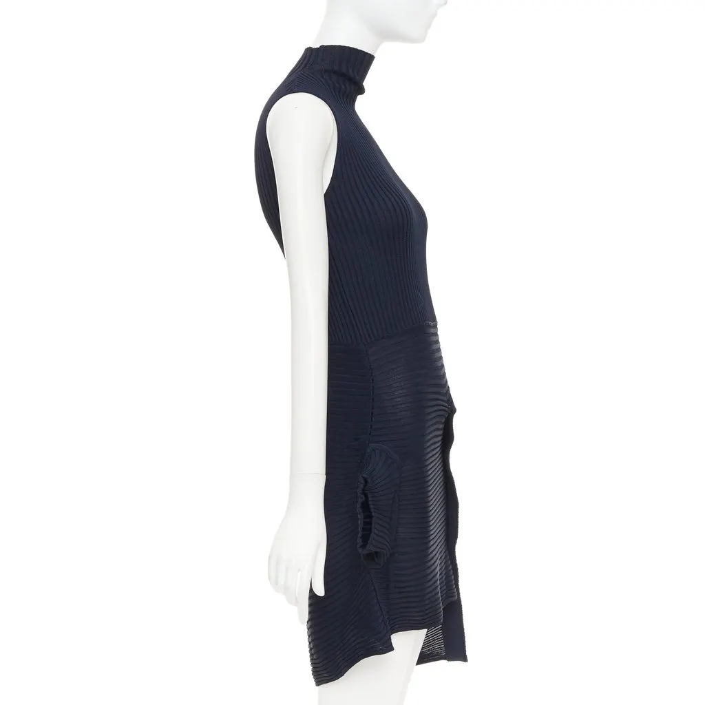 JW ANDERSON Navy Viscose Dress Navy Viscose Very good - Model View