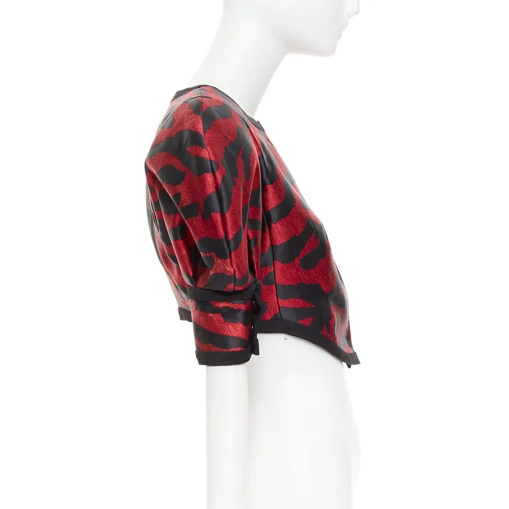 Dolce & Gabbana Red Polyester Jacket Red Polyester Very good - Model View