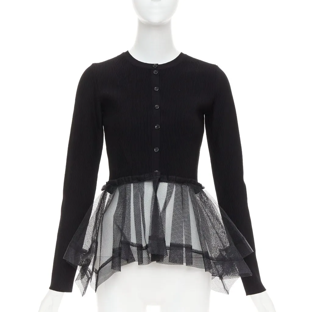 Alexander McQueen Black Viscose Knitwear Black Viscose Very good - Front View