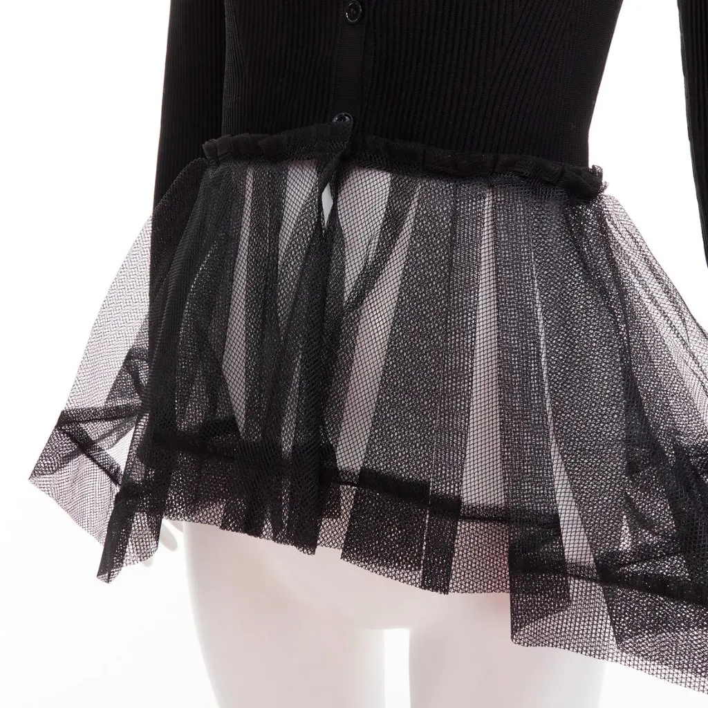 Alexander McQueen Black Viscose Knitwear Black Viscose Very good - Back View
