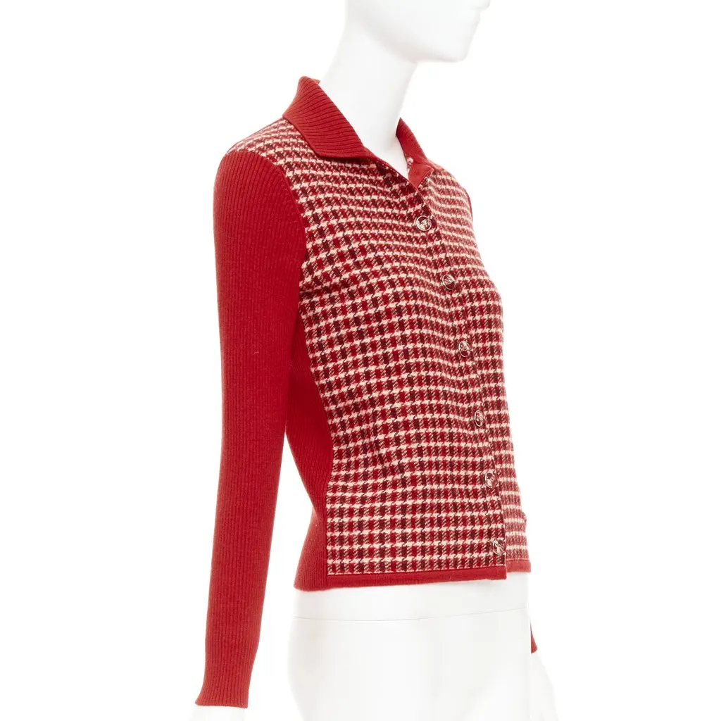 Chanel Red Cashmere Knitwear Red Cashmere Very good - Inside View