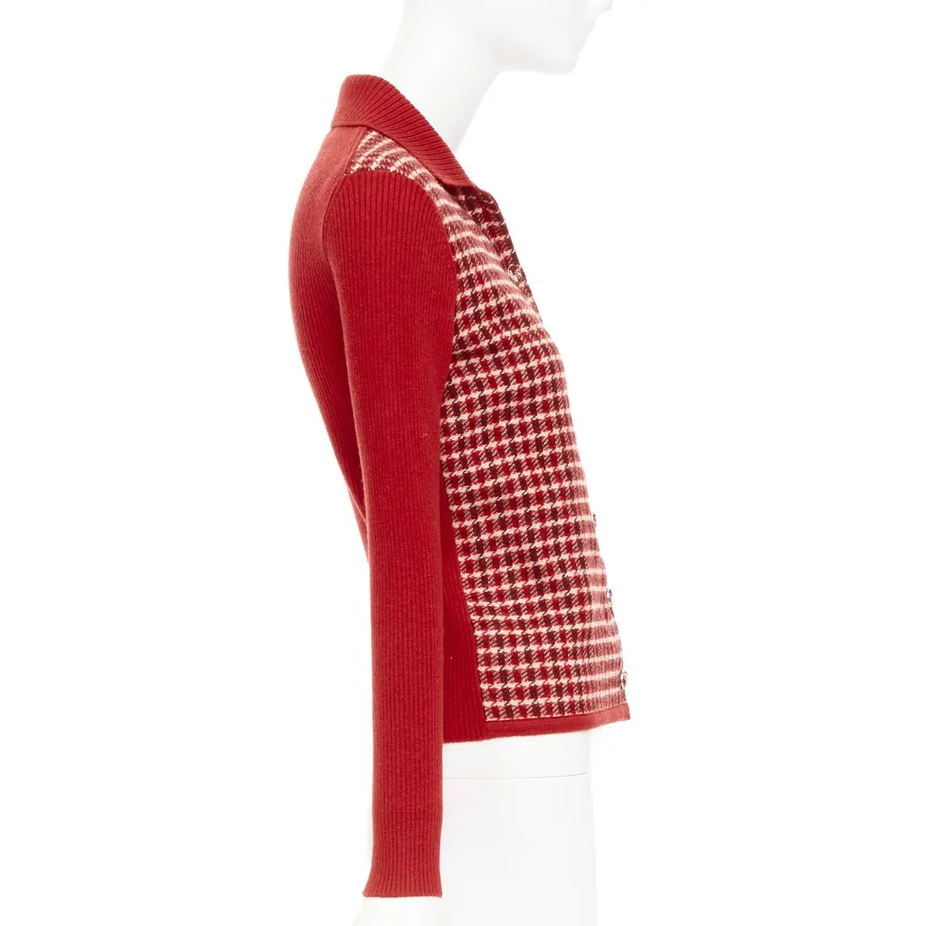 Chanel Red Cashmere Knitwear Red Cashmere Very good - Model View