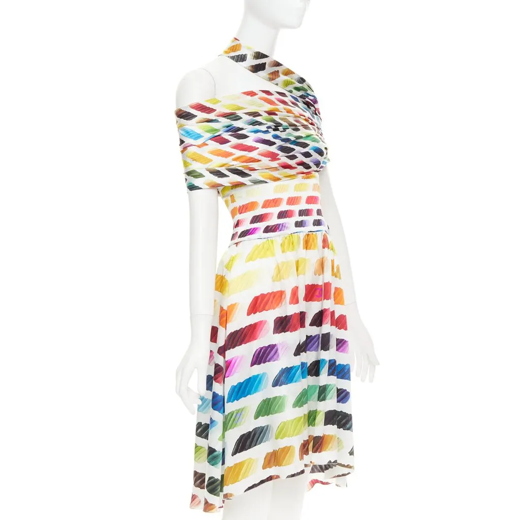 Chanel MultiColor Silk Dress MultiColor Silk Very good - Inside View