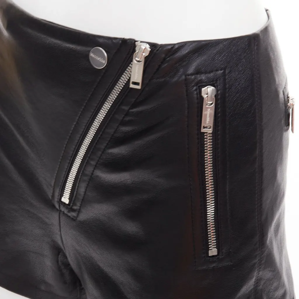 Nanushka Black Polyester Shorts Black Polyester Very good - Back View