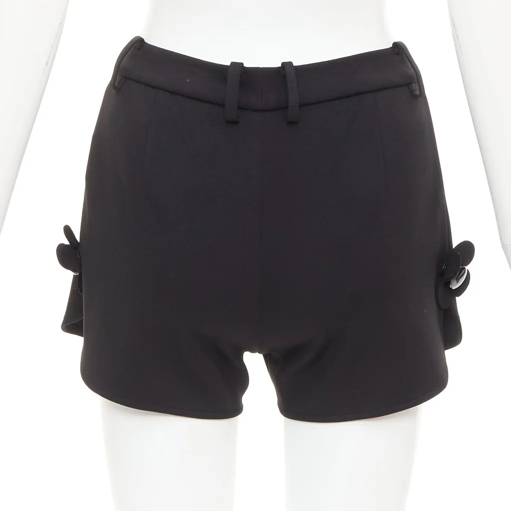 Shushu Tong Slit Shorts Black Polyester Very good - Box View