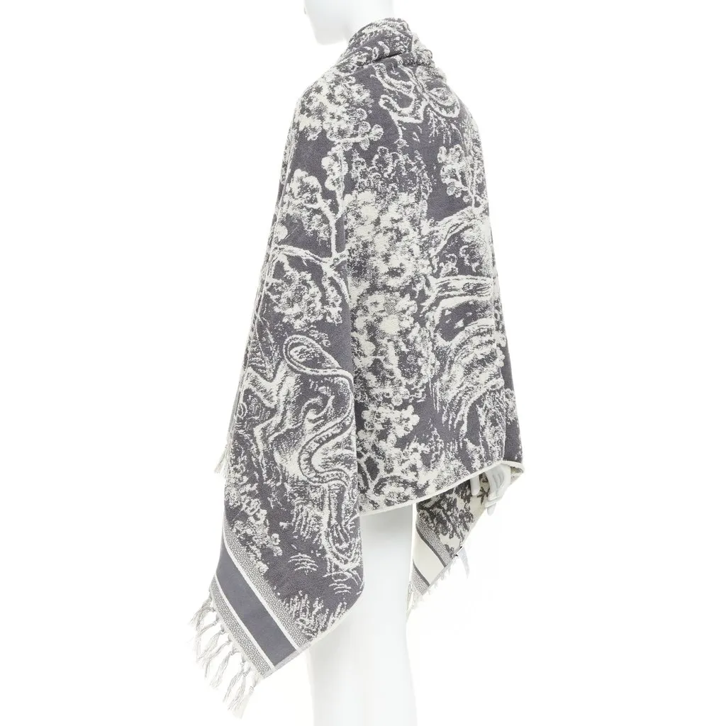 Dior Ecru Cotton Scarf Beige Cotton Very good - Box View
