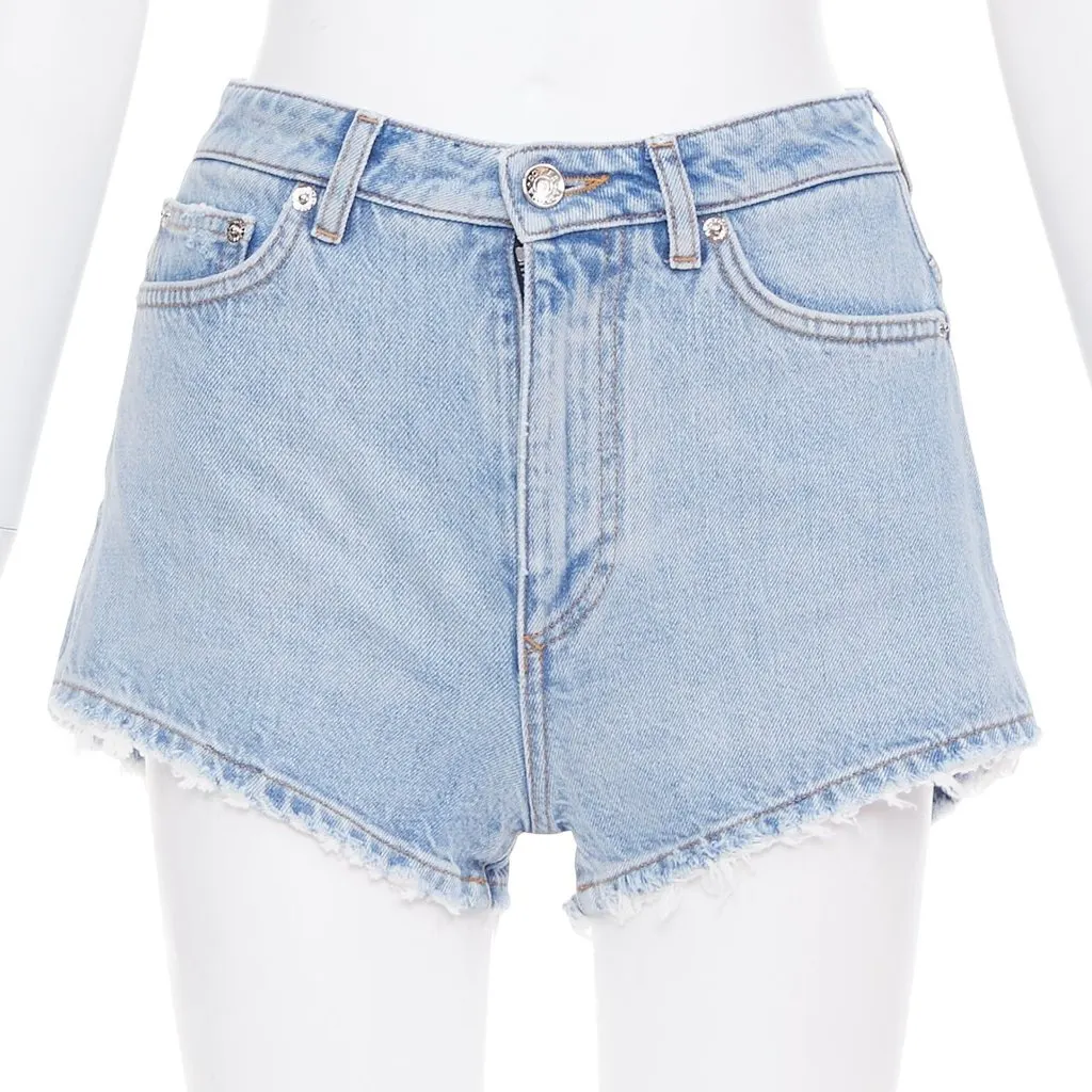 Dolce & Gabbana Blue Denim Shorts Blue Denim Very good - Front View