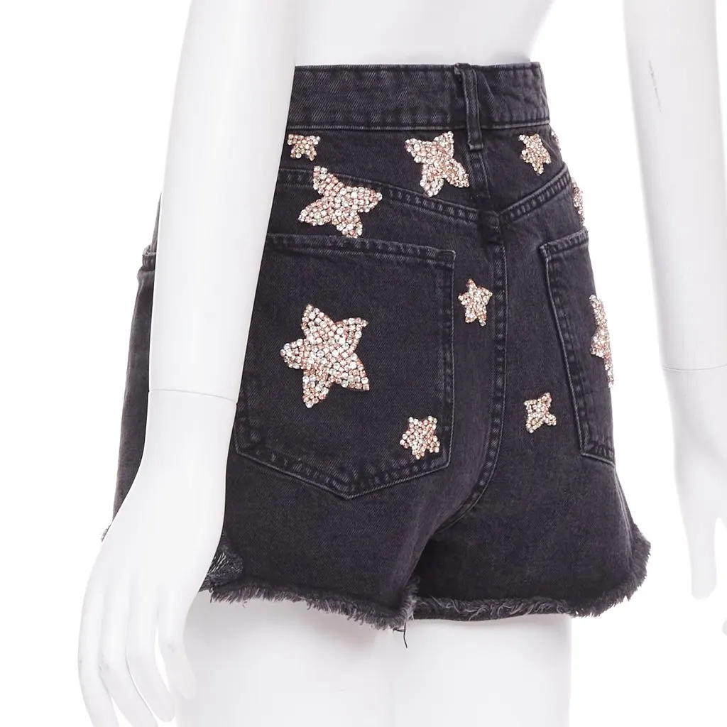 LOULOU STUDIO Grey Cotton Shorts Grey Cotton Very good - Box View