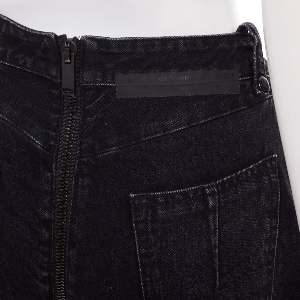 Unravel Project Blue Cotton Shorts Blue Cotton Very good - Back View