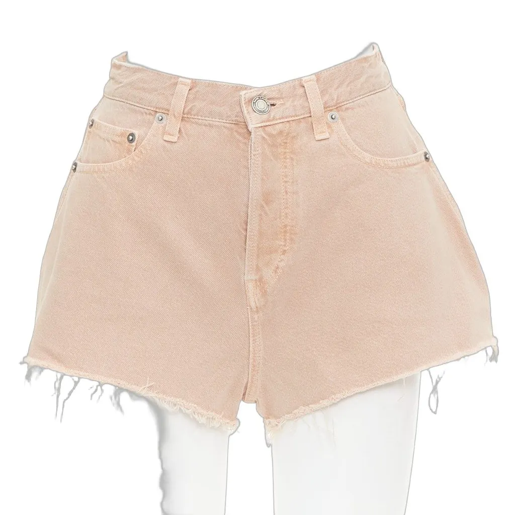 Saint Laurent Beige Cotton Shorts Beige Cotton Very good - Front View