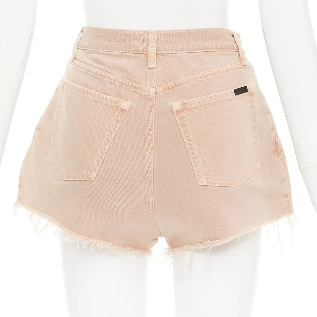 Saint Laurent Beige Cotton Shorts Beige Cotton Very good - Box View