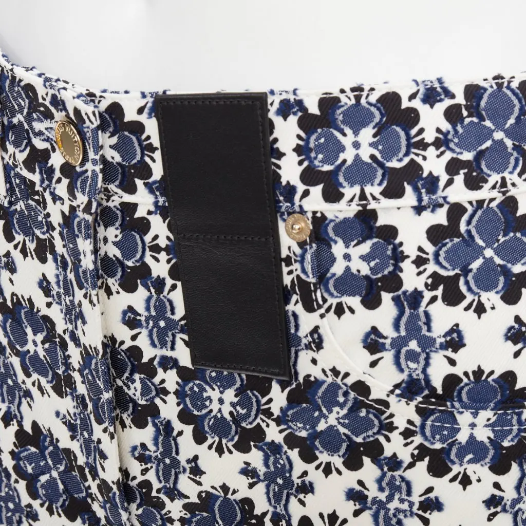Louis Vuitton Blue Cotton Shorts Blue Cotton Very good - Back View