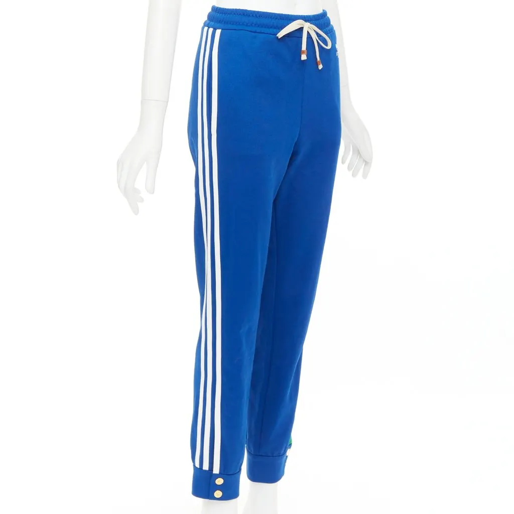 Gucci Blue Polyester Trouser Blue Polyester Very good - Front View