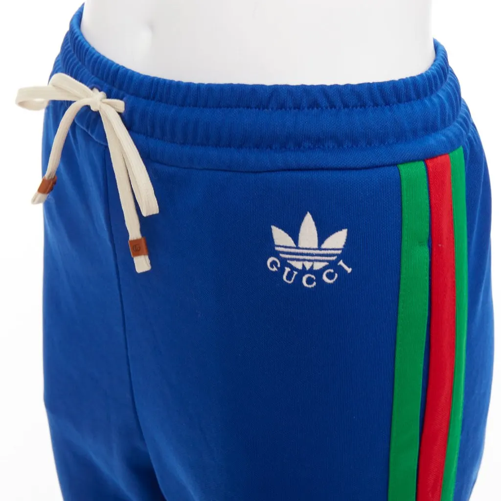 Gucci Blue Polyester Trouser Blue Polyester Very good - Back View