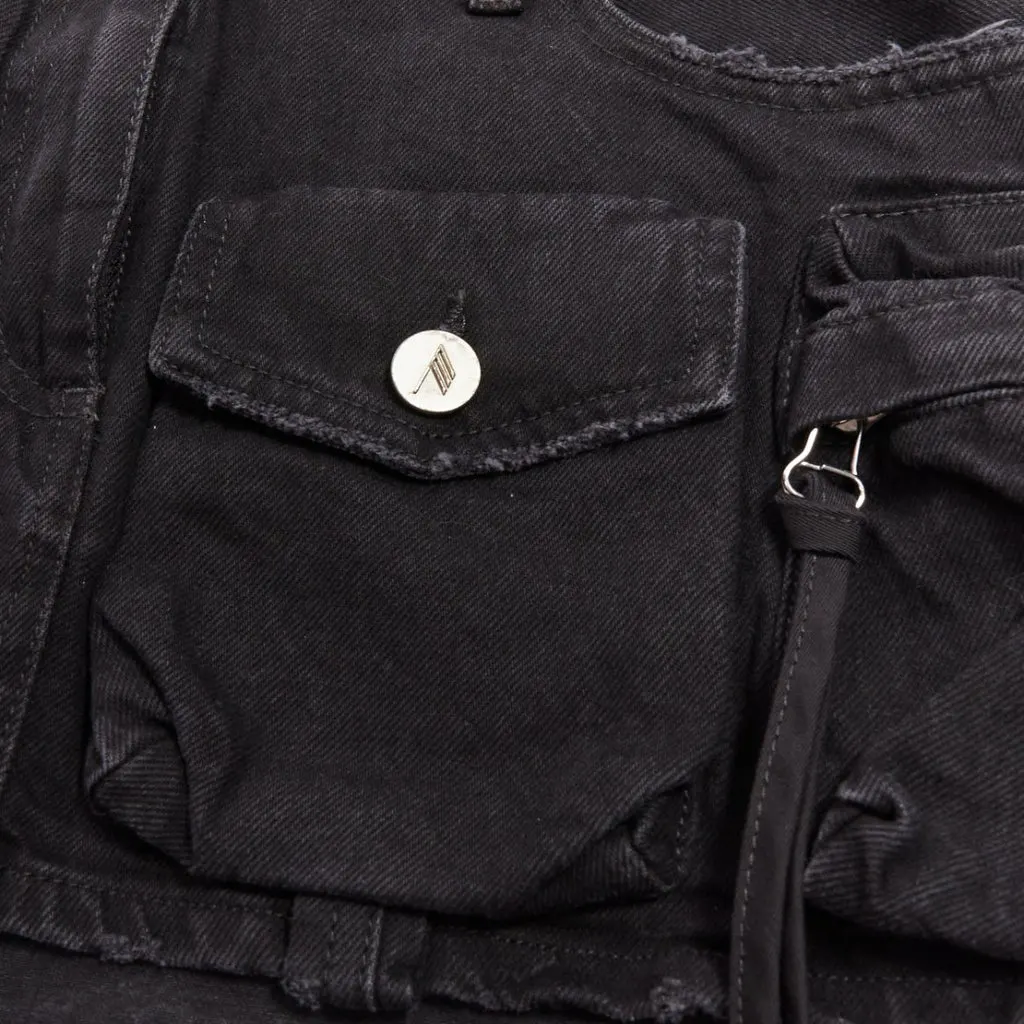 ATTICO Fay Black Cotton Very good - Back View