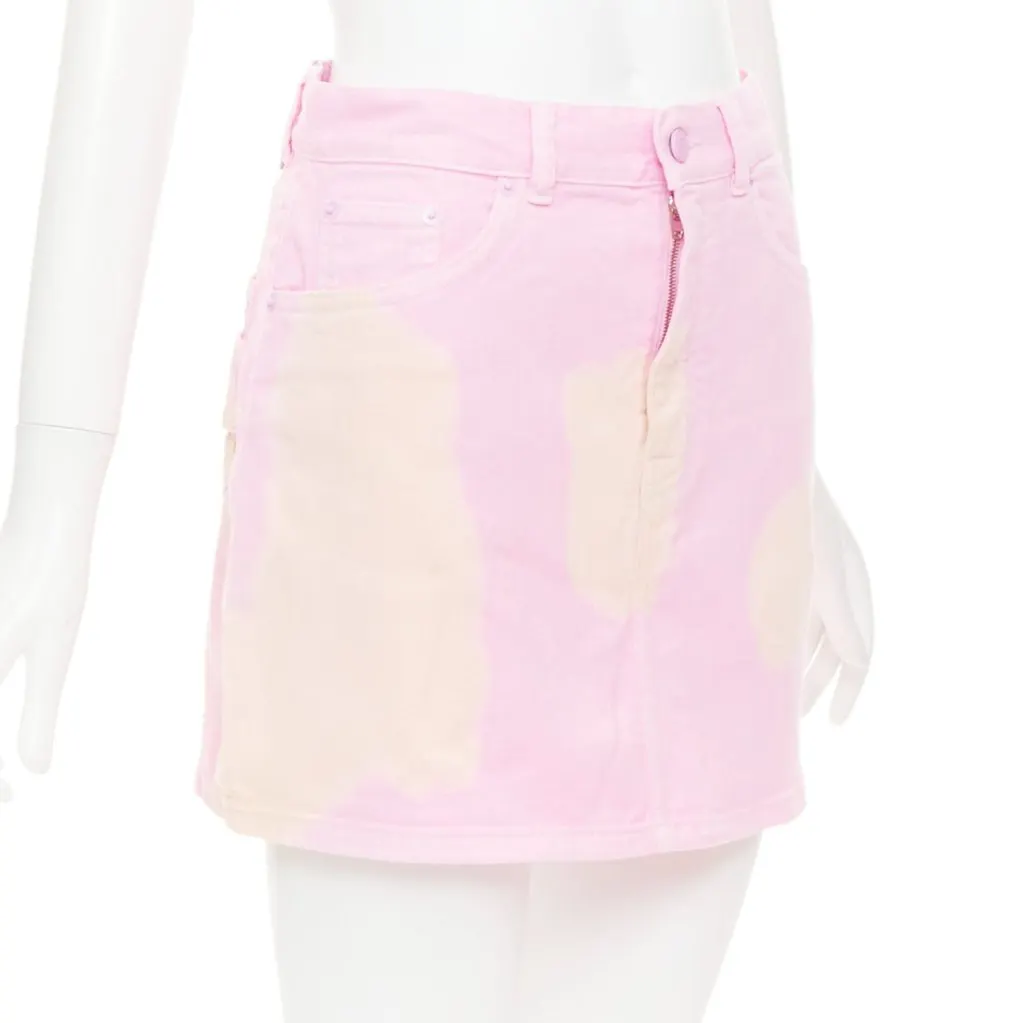 Givenchy Pink Cotton Skirt Pink Cotton Very good - Inside View