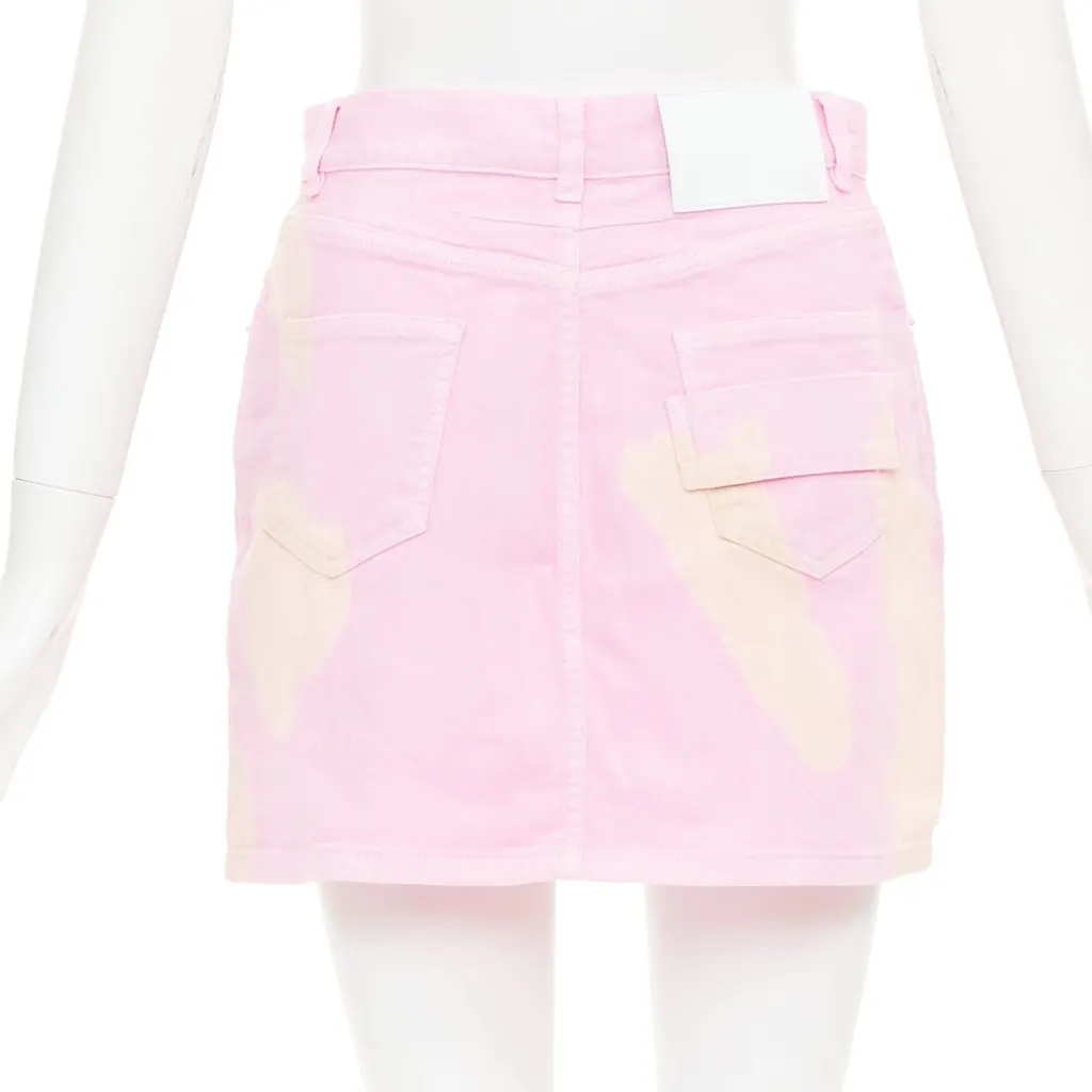 Givenchy Pink Cotton Skirt Pink Cotton Very good - Box View