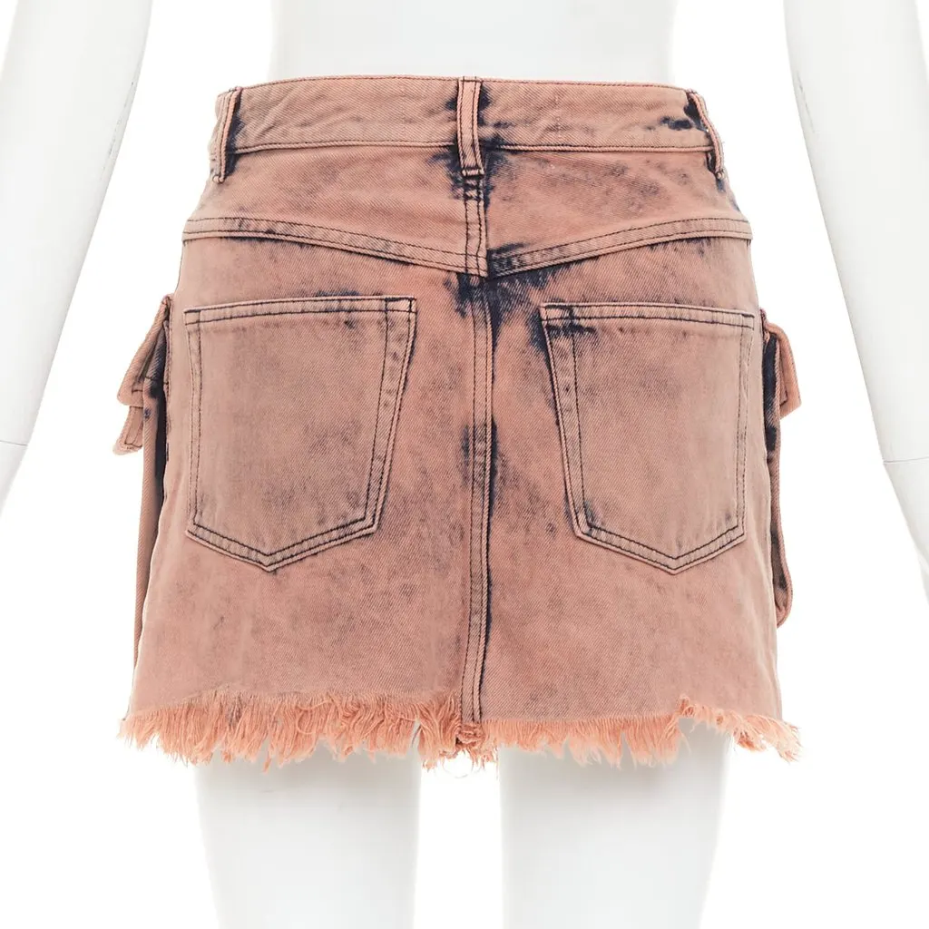 Marques Almeida Pink Cotton Skirt Pink Cotton Very good - Box View