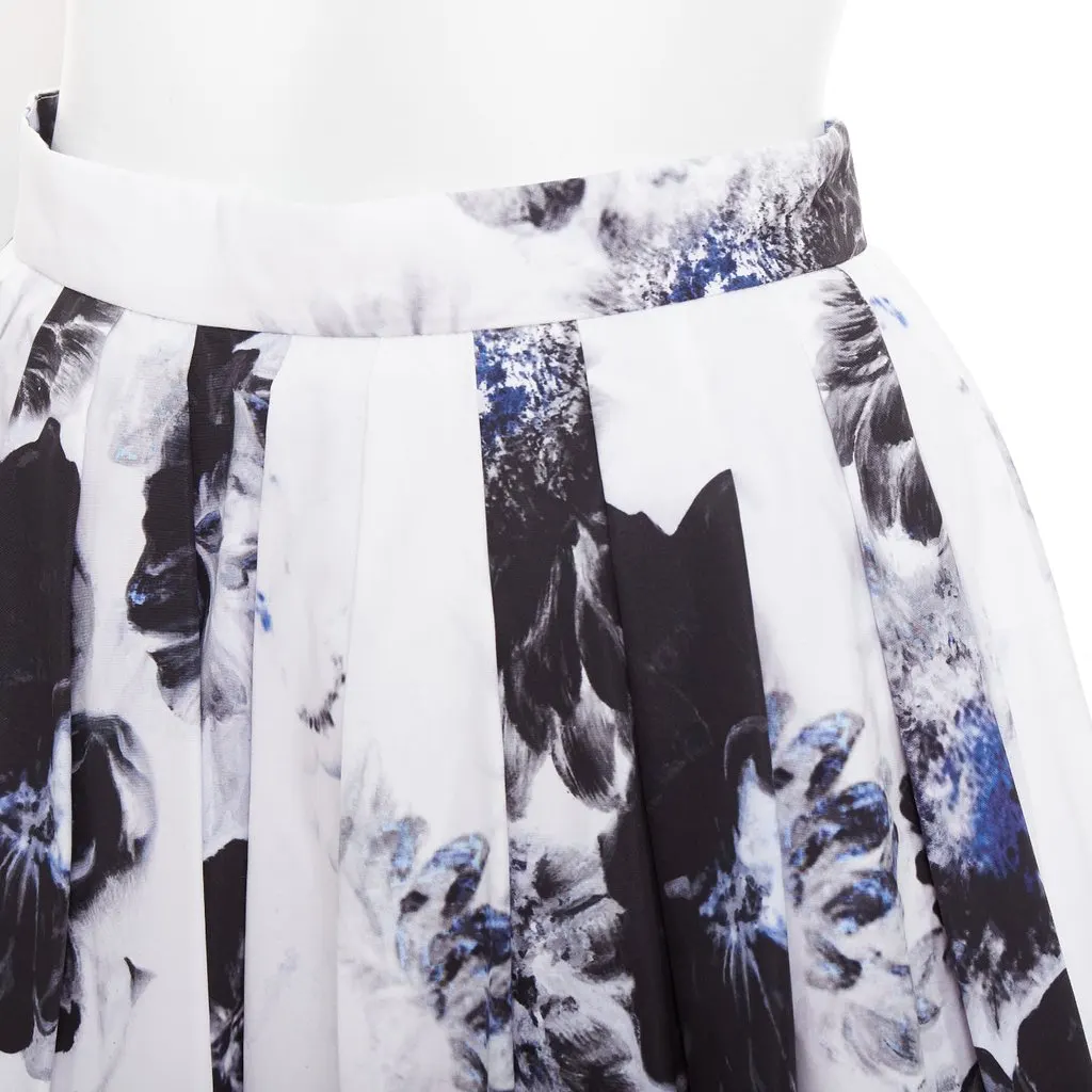 Alexander McQueen White Cotton Skirt White Cotton Very good - Back View