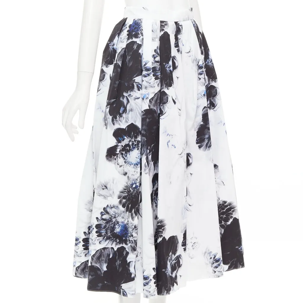 Alexander McQueen White Cotton Skirt White Cotton Very good - Inside View