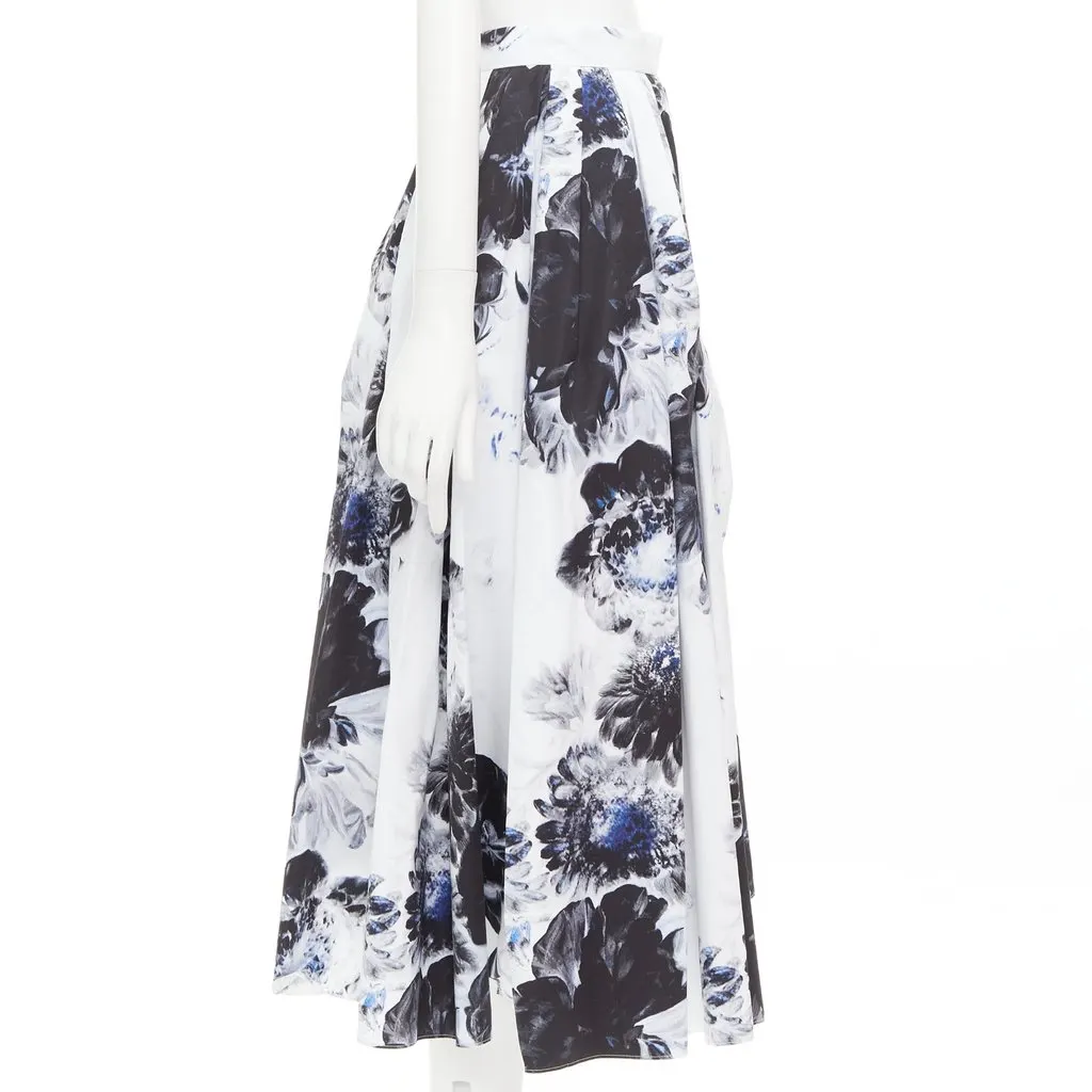 Alexander McQueen White Cotton Skirt White Cotton Very good - Model View