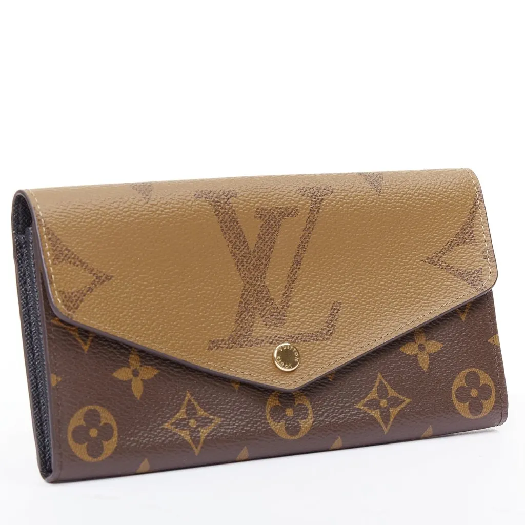 Louis Vuitton Sarah portefeuille Brown Canvas Very good - Inside View