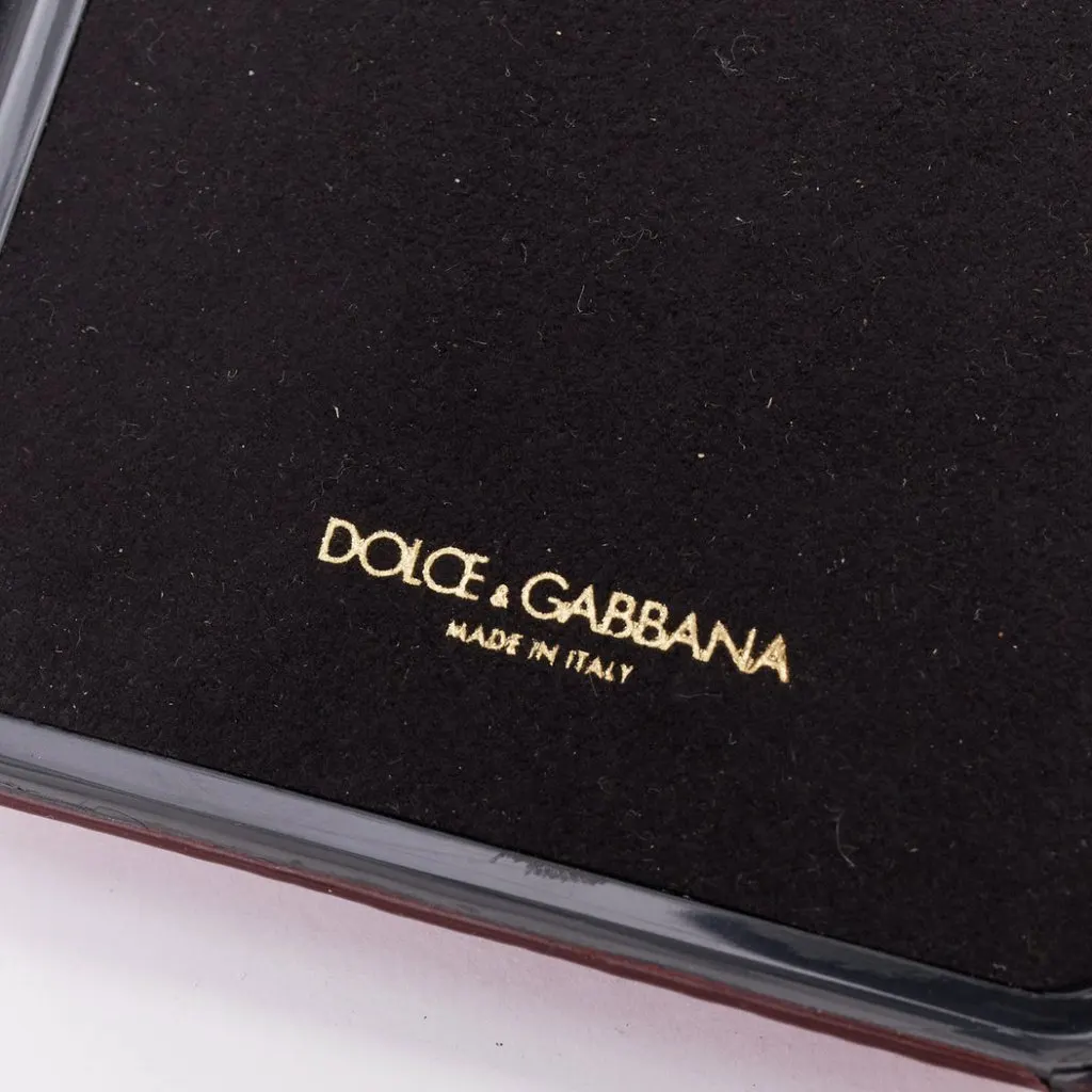Dolce & Gabbana Iphone 6 case Red Leather Very good - Box View