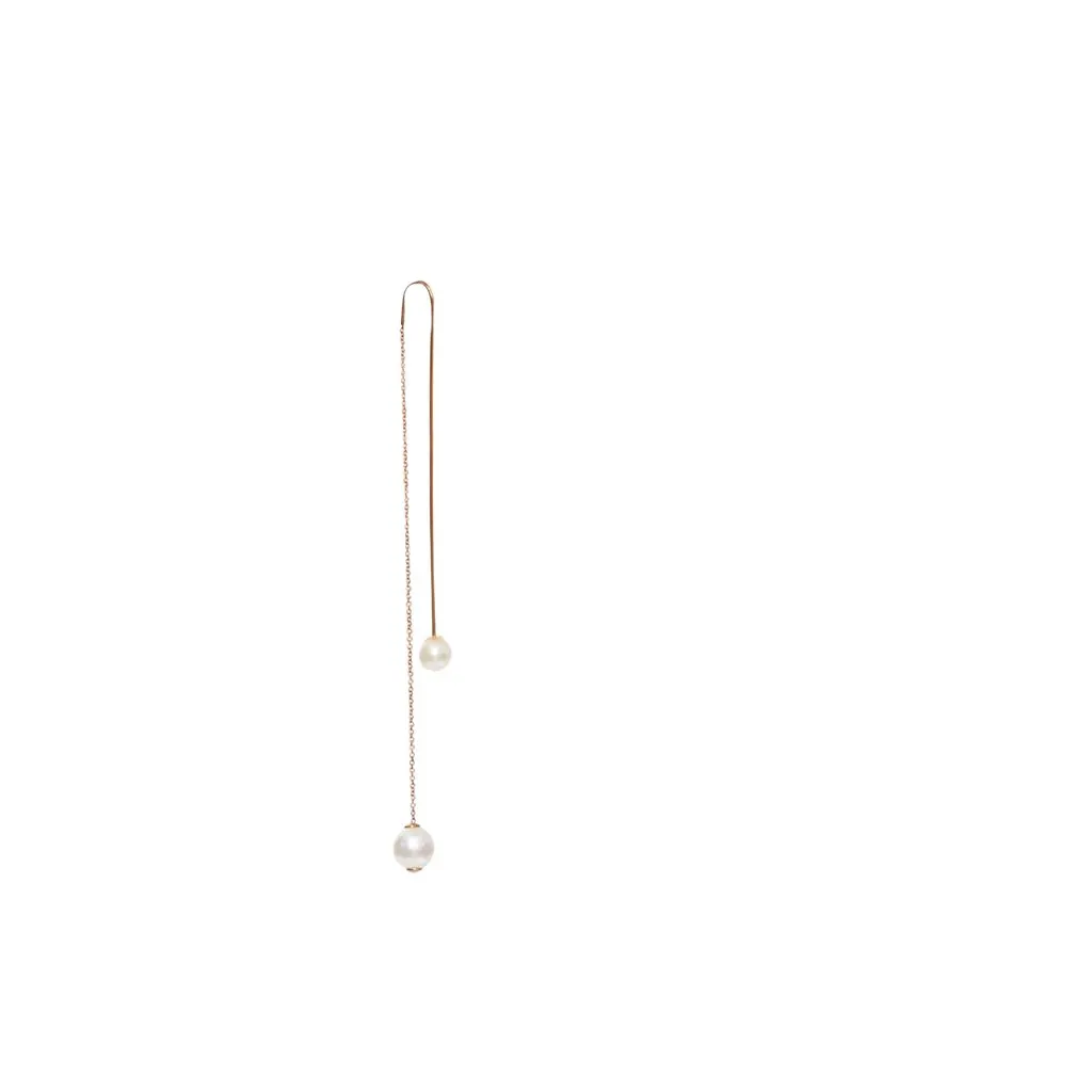 Unsigned Gold Earrings Gold Very good - Front View