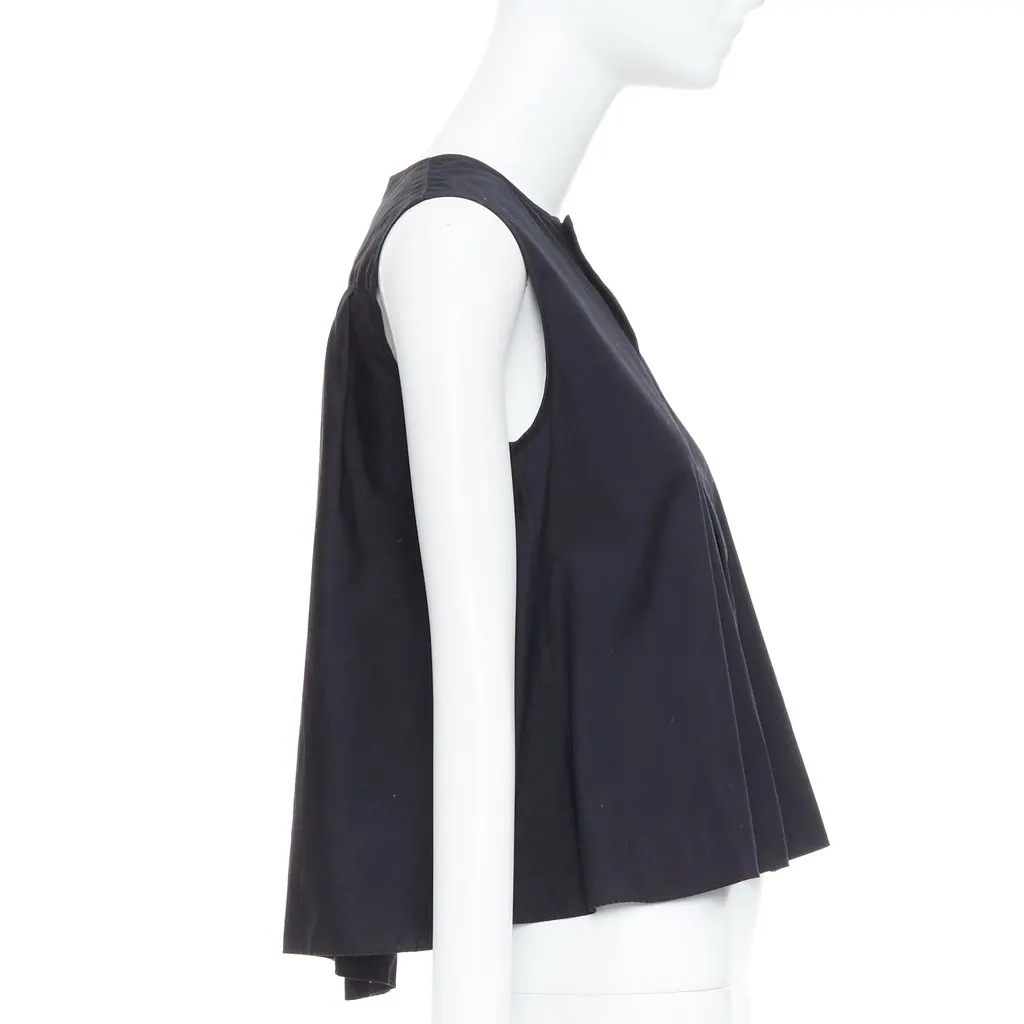 Noir Kei Ninomiya Button Tank Top Black Cotton Very good - Model View
