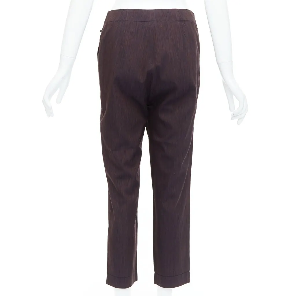 Vivienne Westwood Asymmetric Harem Pants Brown Polyester Never worn - Box View