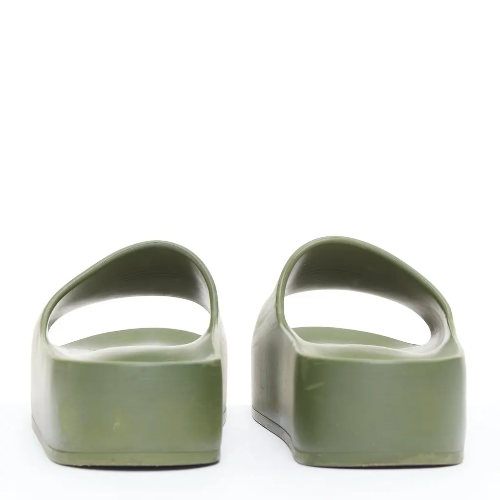 Balenciaga Chunky Green Rubber Fair - Box View