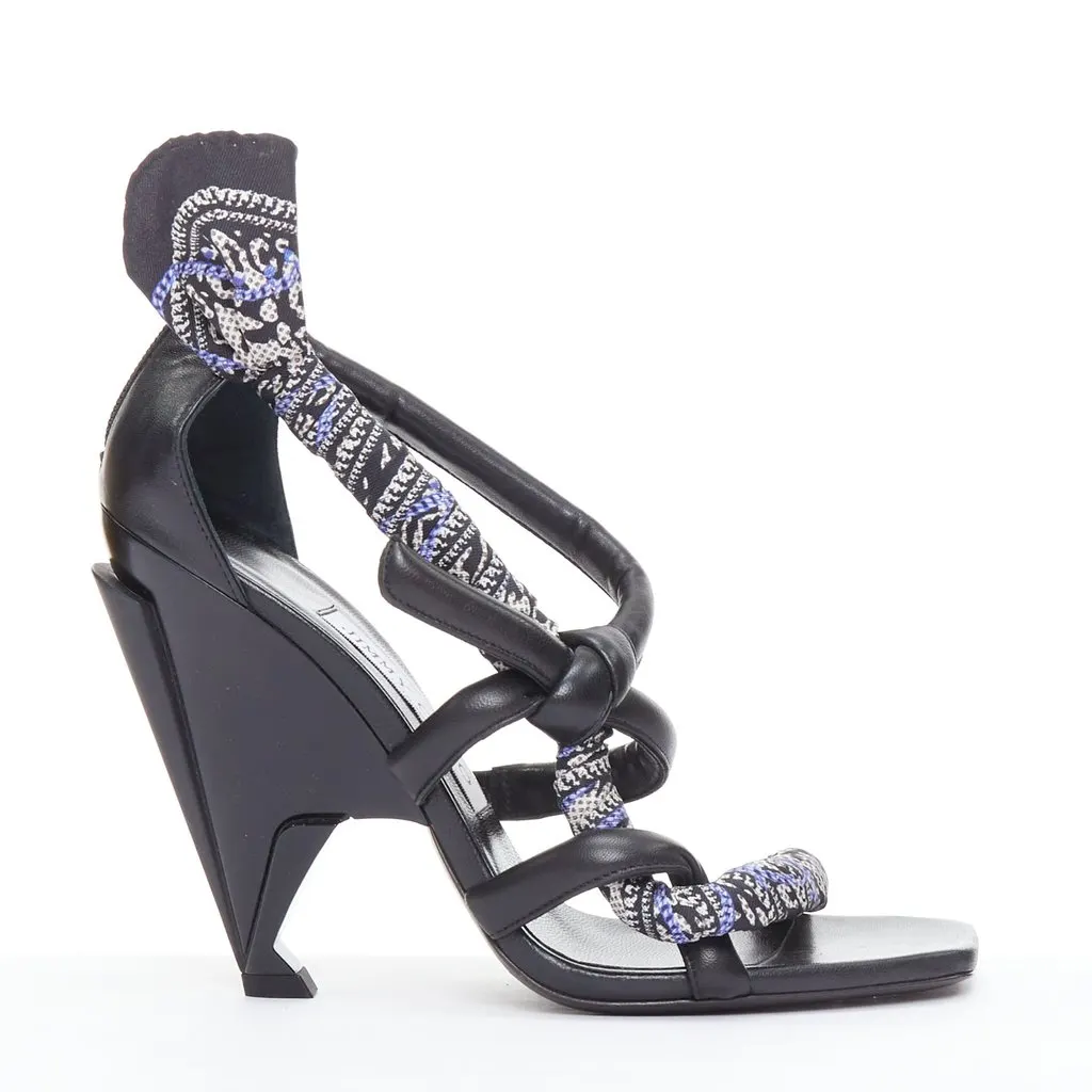 Jimmy Choo Kalypso Black Leather Very good - Front View