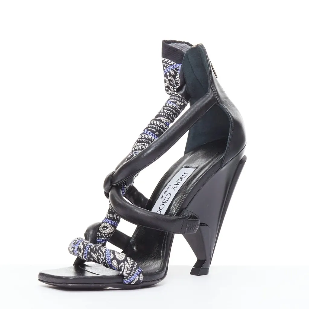 Jimmy Choo Kalypso Black Leather Very good - Model View
