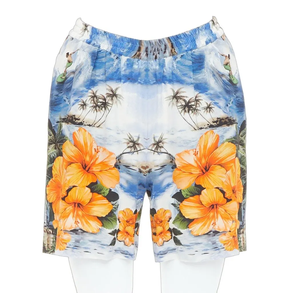 Stella McCartney Hawaiian shorts MultiColor Silk Never worn - Front View
