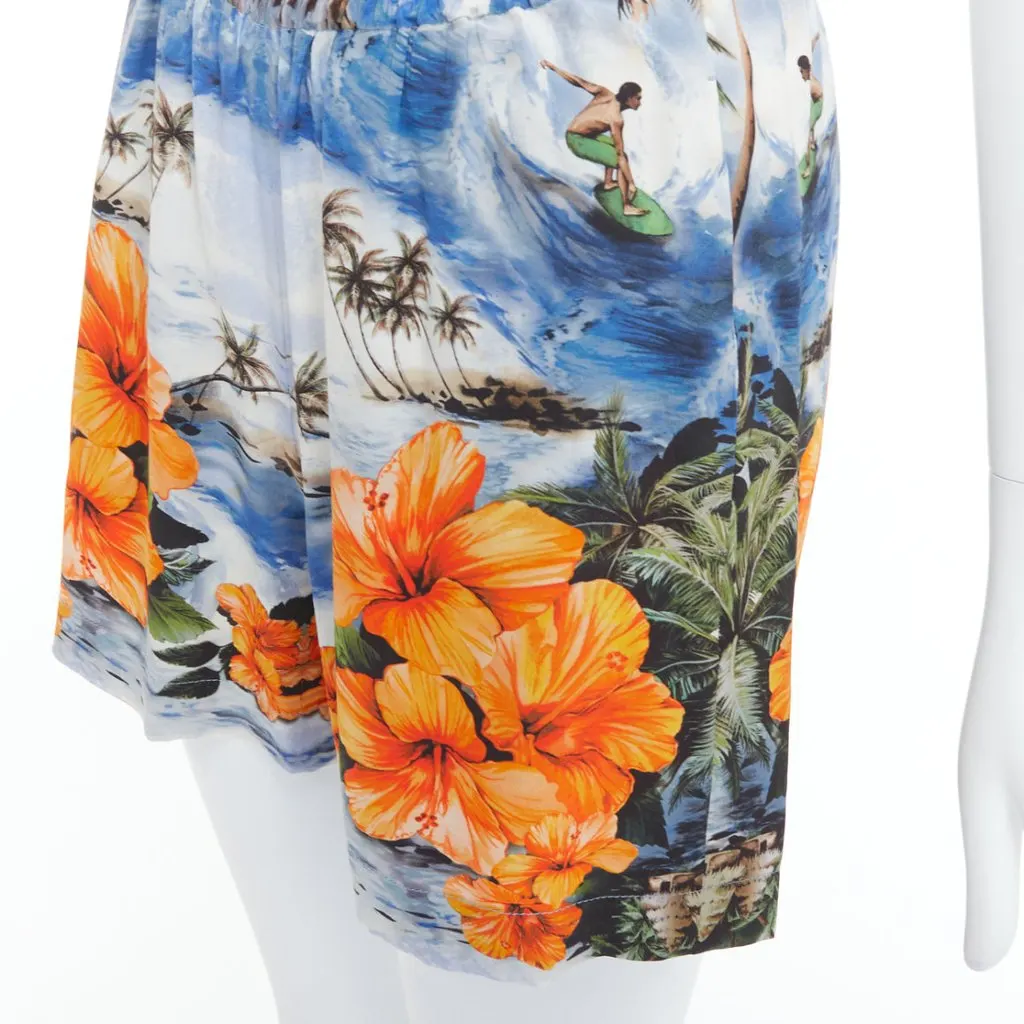 Stella McCartney Hawaiian shorts MultiColor Silk Never worn - Back View